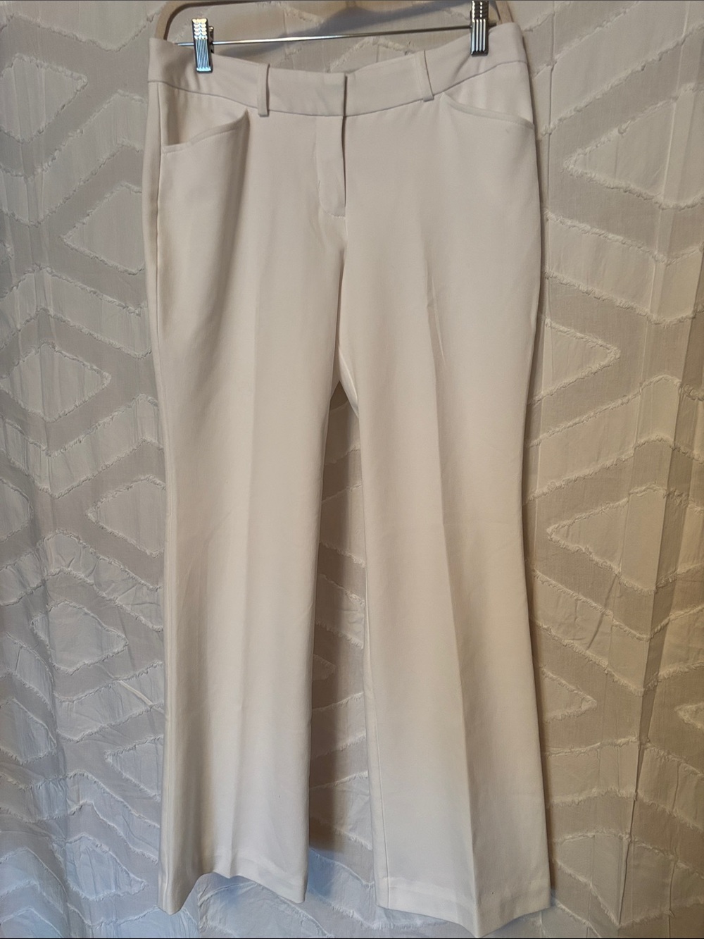 Worthington White Boot Cut Dress Pants